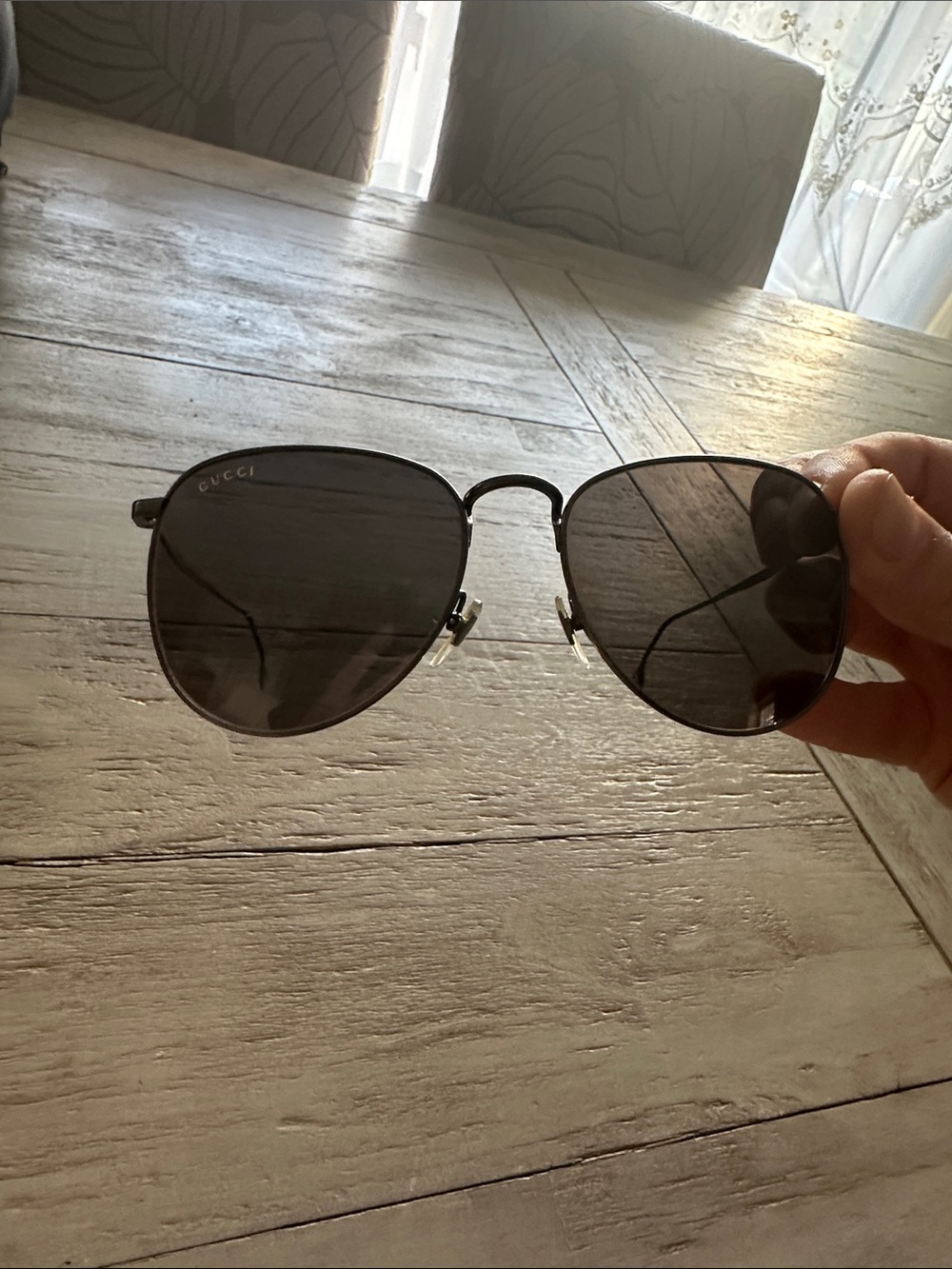 Gucci aviator sunglasses unisex silver classic GG 2256/S R80L8 55 17 145 - Picture 4 of 8